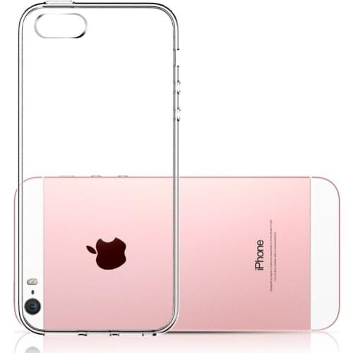 SoftGel Flexible silicone TPU Case Cover for Fundas Coque Capa Apple iPhone 5 5S SE cases transparent fashionable luxury brand