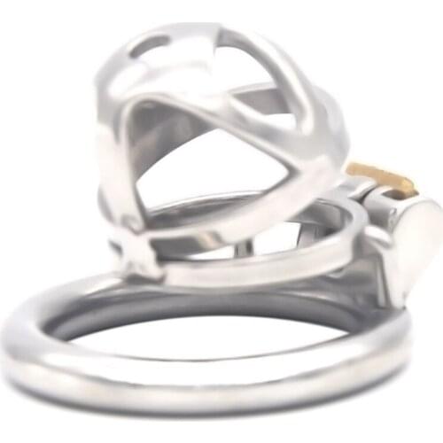 New Mens Sex Toys Metal CB Chastity Lock JJ Penis Lock Cage Hollow Cage Adult Products Alternative Toys Chastity Cage for Men