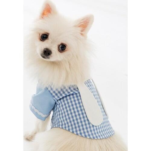 Dog Clothes for Small Dogs Spring and Summer Puppy Shirt Rabbit Cute Cartoon Two-legged Clothes Cat Thin Small Dog Pet Clothes