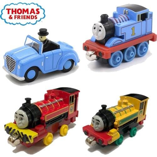 Original 1:43 Thomas and Friends Metal Diecasts Magnetic Train And Track Toy Victor Clarabel Douglas Lady Rosie Train Toys Gift