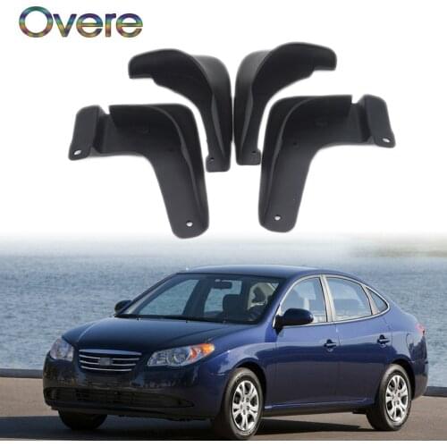 Overe Car Front Rear Mudguards For Hyundai Elantra HD 2007 2008 2009 2010 Fourth generation Car-styling Mudflap Accessories