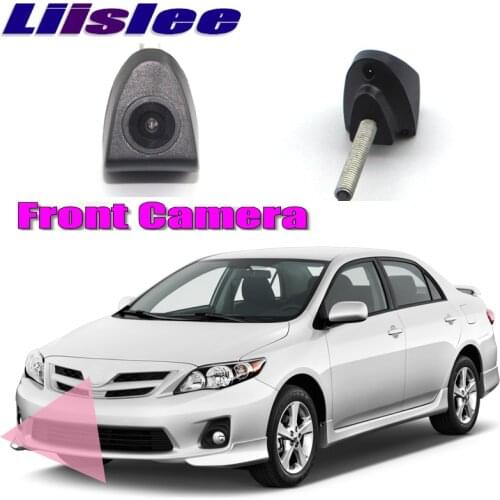 LiisLee Car Front Camera Front Logo Camera For Toyota Corolla E140 / E150 2006-2013 DIY Manually Control Channel Front Camera