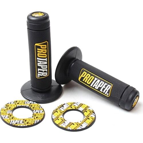 Handle Grips Pro taper Motorcycle High Quality Protaper Dirt Pit Bike Motocross 7/8" Handlebar Rubber Gel Hand Grips Brake Hands