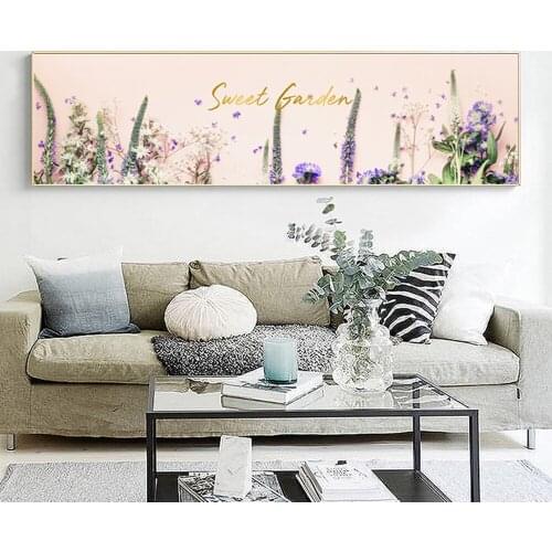 Large Size Nordic Flower Modern Flower Canvas Painting Poster And Print Wall Pictures For Living Room Decor