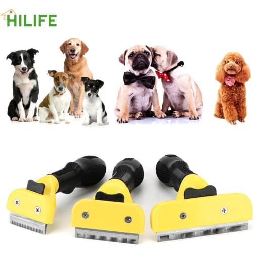 Pet Products Pet Brush S/M/L Grooming Comb Pet Hair Remover Brush Hair Trimmer Comb for Cats Dogs Tickle Fur Cleaning Brush