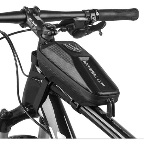 EVA Waterproof Bike Bag Frame Front Top Tube Cycling Bag Reflective 7.0in Phone Case Touchscreen Bag Large capacity