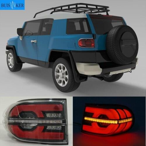 2PCS Tail lights For Toyota Fj CRUISER Led Taillight Rear Lamp Parking Reverse Signal Brake