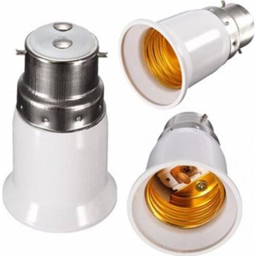 1pc Led Lamp Bulb Base Conversion Holder Converter B22 to E27 Socket Adapter Converter Light Adapter Lamp Holder Lighting Parts