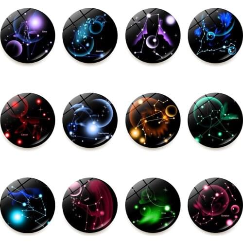 5Pcs/Constellations And Stars Fridge Magnet Set Creative Refrigerator Magnets Stickers Strong Neodymium Magnetic Office Sticker