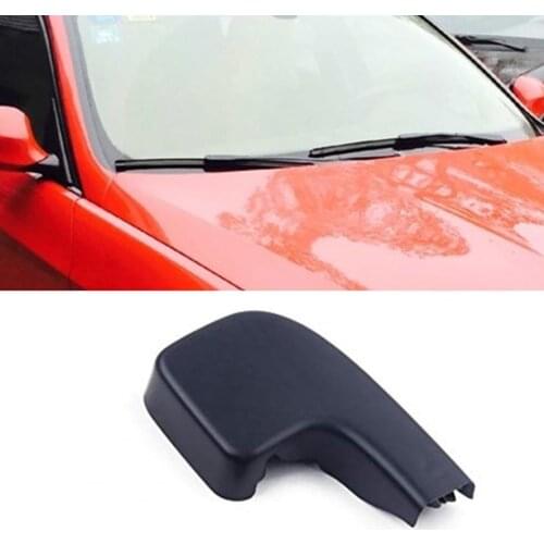 50% Hot Sales!!! Window Cleaner Lid Easy Installation Sturdy Black Front Wiper Arm Nut Covers 61617138990 for BMW 3 Series E90 0