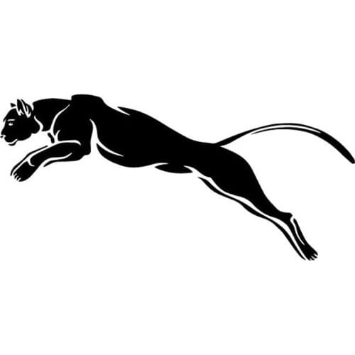 Car Stickers Fast Leopard Print Decorative Pattern Car Stickers Door PVC Film Creative Waterproof Sunscreen Black/white,18cm*8cm