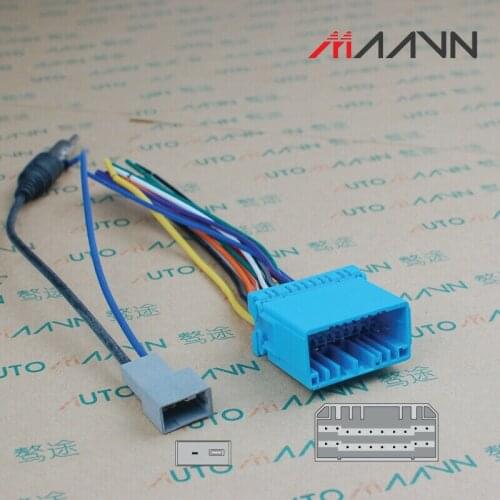 Car Stereo Radio CD DVD Wiring Harness For HONDA SUZUKI ACURA Antenna Adapter