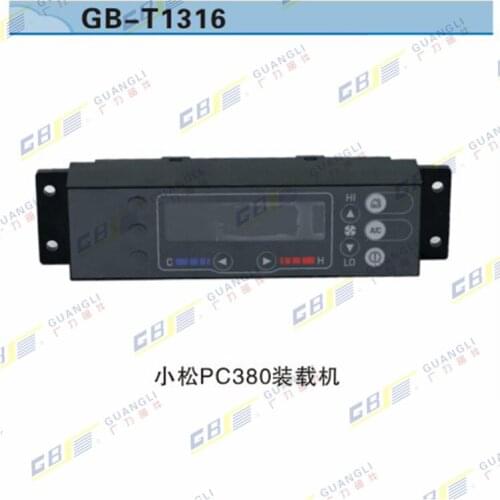 Free shipping Digger accessories Komatsu loader WA380-3 380-6 470-6 air conditioning control panel air conditioning controller