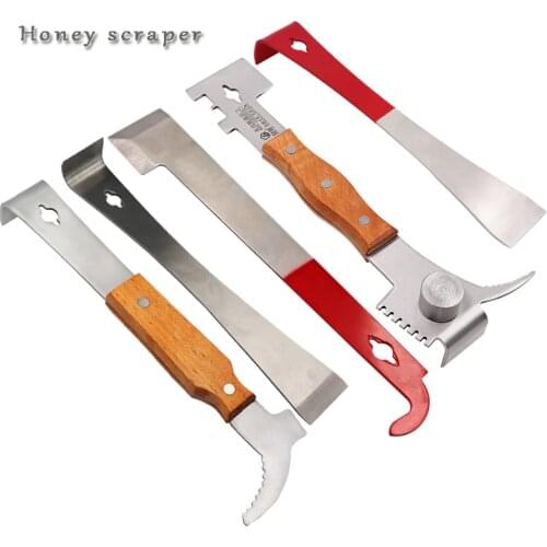 1 pcs Standard scraper Stainless steel Bee pollen shovel Apiary Suit beekeeper Beekeeping tools Honey Bee Hives equipment new