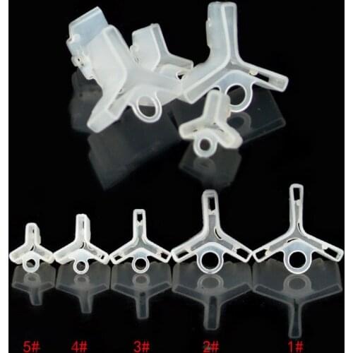 50pcs/lot Fishing Treble Hooks Covers Case Bonnets Caps Safety Protector Set