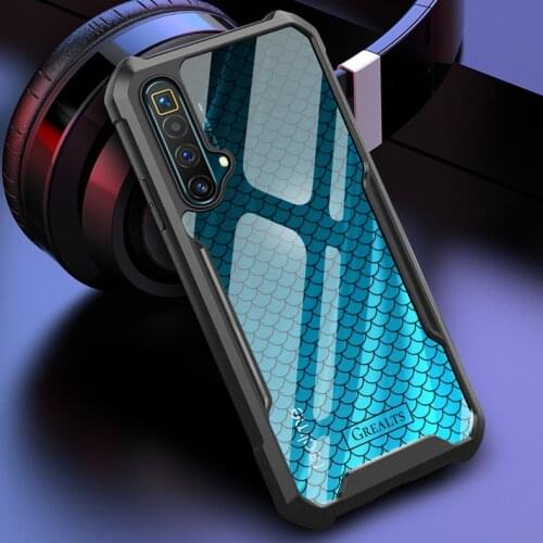 For Realme X50 X50 Pro X3 X3 Superzoom Case Transparent Back Fitted Cases Shockproof Corners Anti-Scratch Shell Slim Cover