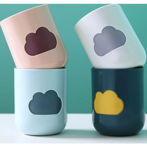 Home Cartoon Mouthwash Cup Couple Couple Brushing Cup Household Plastic Cup