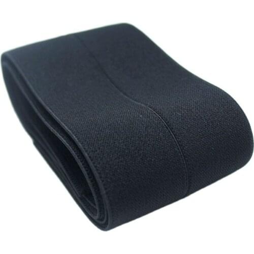 6cm Black rimmed elastic high quality stripes soft belt rubber band / thicken and soft can be attached to the elastic band