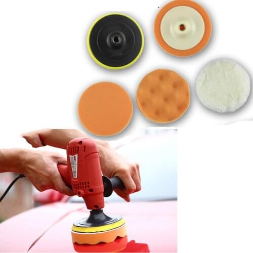 4inch Car Polisher Sponge Wax Polish Pad Tools For Hyundai Solaris Tucson 2016 I30 IX35 I20 Accent Santa Fe Citroen C4 C5 C3 C2