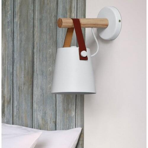 1pcs Creative Nordic Hanging Wall Lamp Home Corridor Bedroom Bedsides Night Light without Bulb