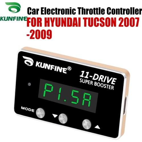 KUNFINE Car Electronic Throttle Controller Racing Accelerator Potent Booster For HYUNDAI TUCSON 2007-2009 Tuning Parts