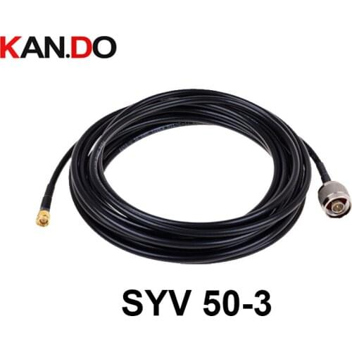 Lower loss copper cable 5-50M 50-3 copper Coaxial Cable 3G 4G 5G 50Ohm CATV transmission FEEDER cable 5G cable SMA included