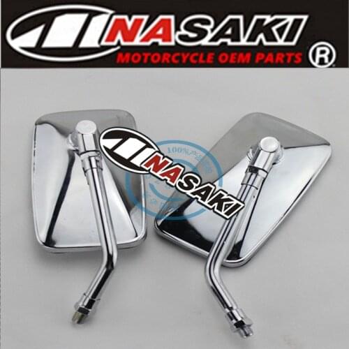 QJ250H motorcycle accessories rearview mirror suitable for Yamaha XV250 motorcycle mirror 250cc reversing mirror