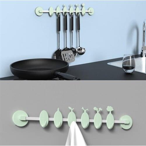 3PCS Without Trace Wall Hook Adjustable Wall Mounted Coat Hook Free Punching Adhesive Hook Wall Decor Hook for Towel Hat Key