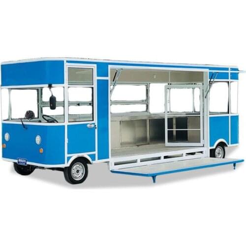 Cheap Mobile Fruit Cart Fast Food Colorful Trailer Remove Snack Solar Hot Dog Truck for Sale