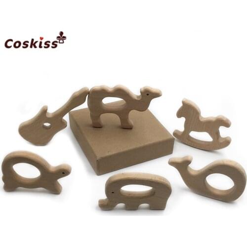 Organic Baby Teether Wooden Teether Natural Teething Grasping Toy Baby Shower Gift Toddler Teether Newborn Baby Teether Gift