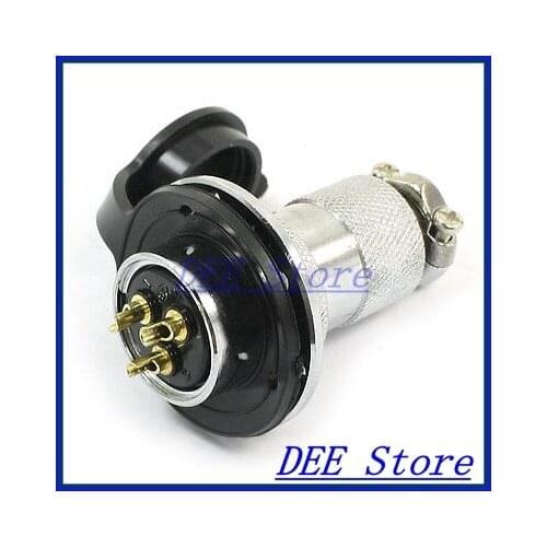 P25-3 Core 25mm 3 Pin Panel Stepper Motor Aviation Connector Plug