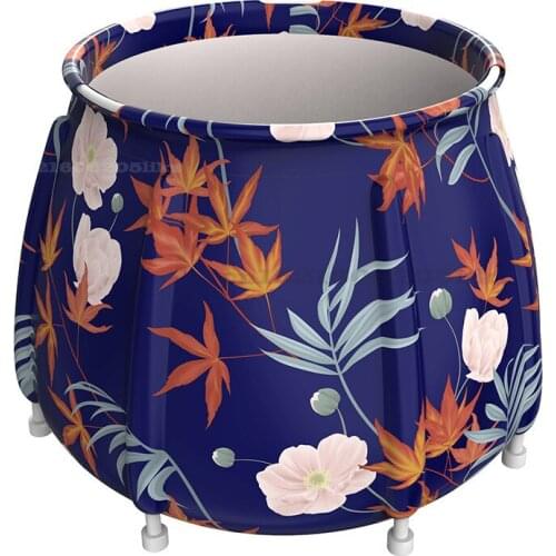 Bath Sauna Adult Portable Folding Bathtub Bath Barrel Household Large Tub Bath Bucket Thickened Adult Bath Tub Full Body Hot Tub