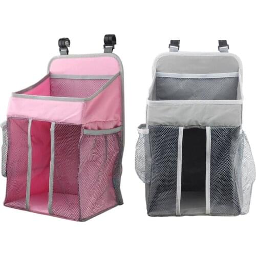 Portable Crib Organizer Baby Bed Hanging Bag for Infant Essentials Diaper Storage Cradle Bag Bedding Set Diaper Bags