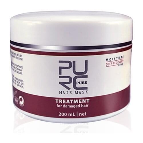 PURC Professional Keratin Hair Treatment Hair Mask Straightening Repair Dry Frizzly Scalp Treatments Hair Care Products 200ml