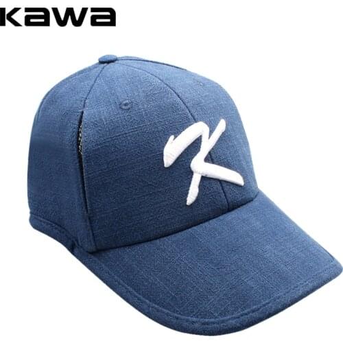 Kawa Fishing Cloth Men and Women Outdoor Fishing Cap Breathable Linen Fishing Hat Hot Sell Hats Camping Solid Color