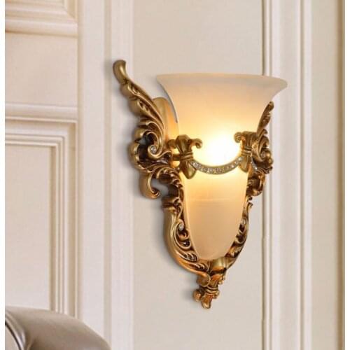 Modern Wall Lights for Home Bedroom Bedside Lamp Resin Wall Lamp Europe Style Creative Retro LED Wall Lamps