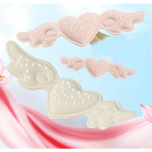 Heart Heel Insoles Pads for Women High Heel Shoes Adhesive Liner Grip Heels Protector Sticker Foot Pain Relief Care Insert Pad