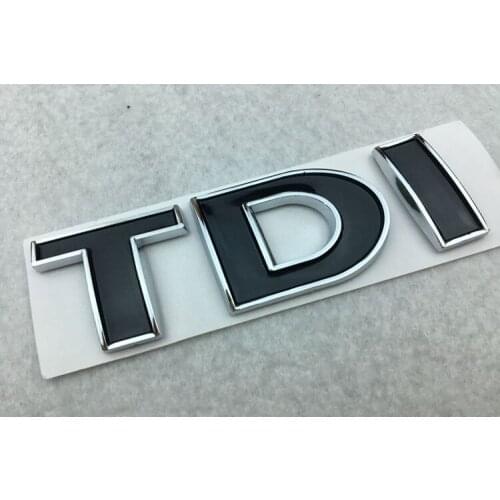 TDI 3D Badge Emblem Decal Auto Sticker Car styling for vw POLO Golf 7 Tiguan JETTA PASSAT b5 b6 MK4 MK5 MK6 MK7 car sticker
