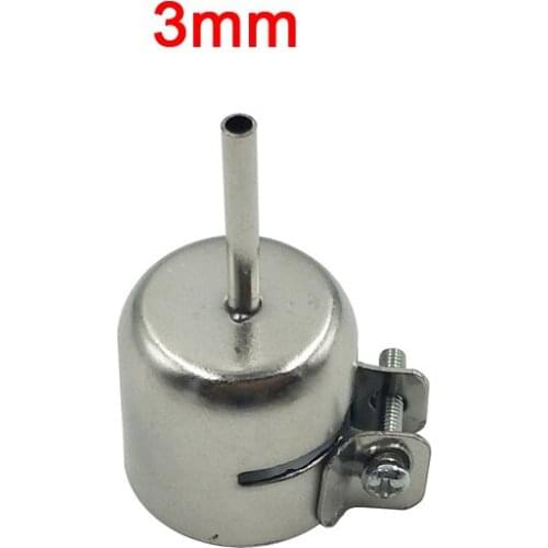 3mm Universal Circular Welding Nozzle Soldering Station Hot Air Gun BGA Nozzle Welding Accessories High Temperature Resistance