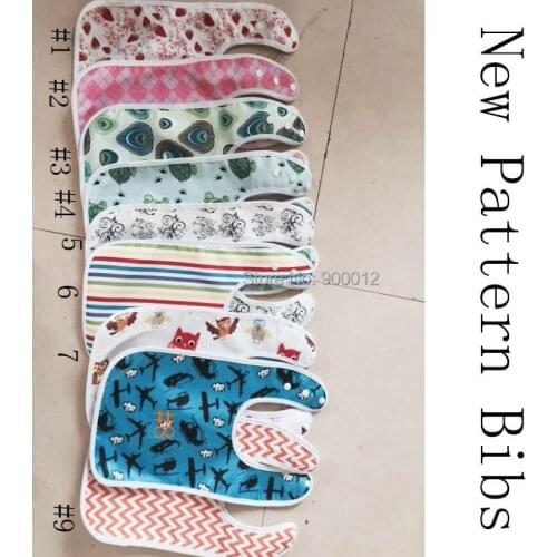 300 pcs Colorful designs Baby kids Bibs waterproof babies Cute saliva Boys Girls Infants Feeding Care Lunch Bibs Free Shipping