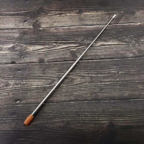 Retractable Cooking Survival Blow Fire Tube Portable Fire Starter Tube Stainless Steel Camping Blow Fire Tube Blowpipe