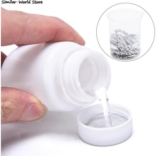40 ML Anti-Tarnish Silver Gold Cleaner Jewelry Cleaning Polishing Cloth Liquid Jewelry Cleaning
