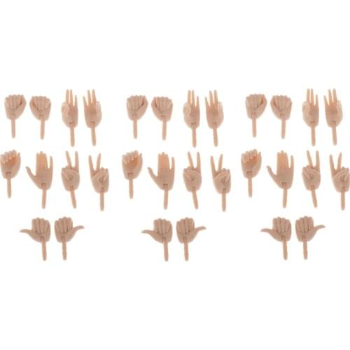 1/6 Dolls Plastic Hands Model for Blythe BJD Dolls DIY Body Making Supplies
