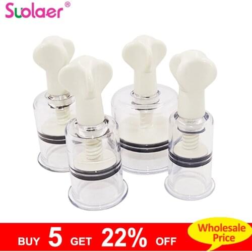 1 Piece Plastic Twist Suction Cupping Cup Nipple Enhancer Massage Cans Vacuum Cupping Enlarger Suction Enlarger Body Massage Cup