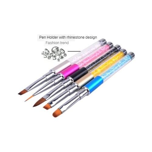 20pcs Nail Brush Nail Art Manicure Brushes Set Line Flower Pencel Dotting Painting Design Acrylic Nail Brush For Gel Polish