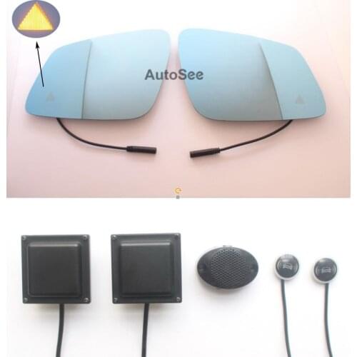 2017 for BMW 1, 2, 3, 4, 5, 6, i3, X1 series car BSM BSD blind spot monitoring 24GHZ Millimeter waves Radar Mirror LED warning