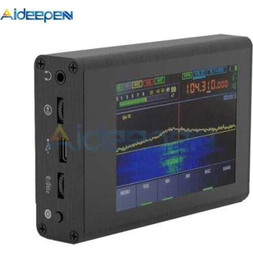 50KHz-200MHz Malachite SDR Receiver Malahit Shortwave Radio 3.5" TFT Screen Electrical Instruments Network Analyzer with Antenna