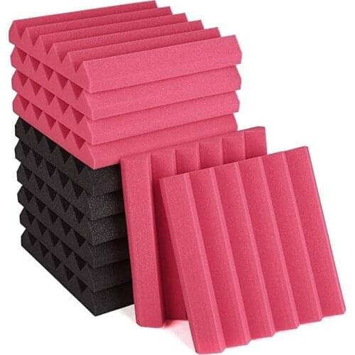 12 Pcs Acoustic Foam Panel,Sound Insulation Pad,Sound Insulation Foam Panel,Studio Foam,Sound Insulation Foam,30X30X5cm