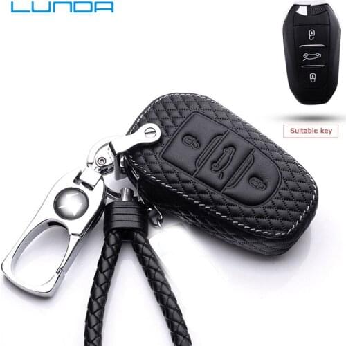 Zinc alloy key ring leather Car key case For Citroen DS6 DS5 DS3 DS4 DS7 5LS DS 4S protection car key fit gift Pendant