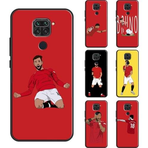 Bruno Fernandes fanart design Case For Xiaomi Redmi Note 10 9 8 Pro Note 9S 8T Note 7 Cover Shell For Redmi 9 9A 9C 9T